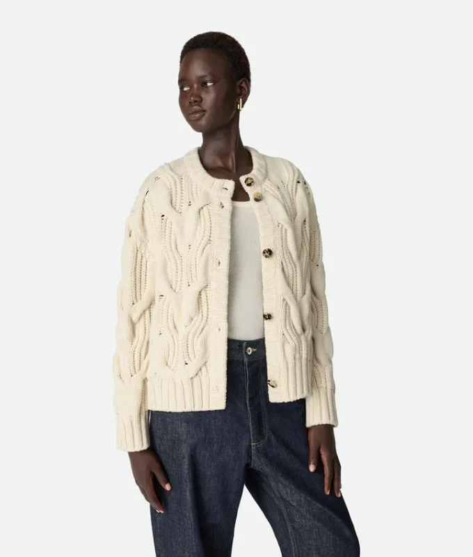 Cardigan en laine