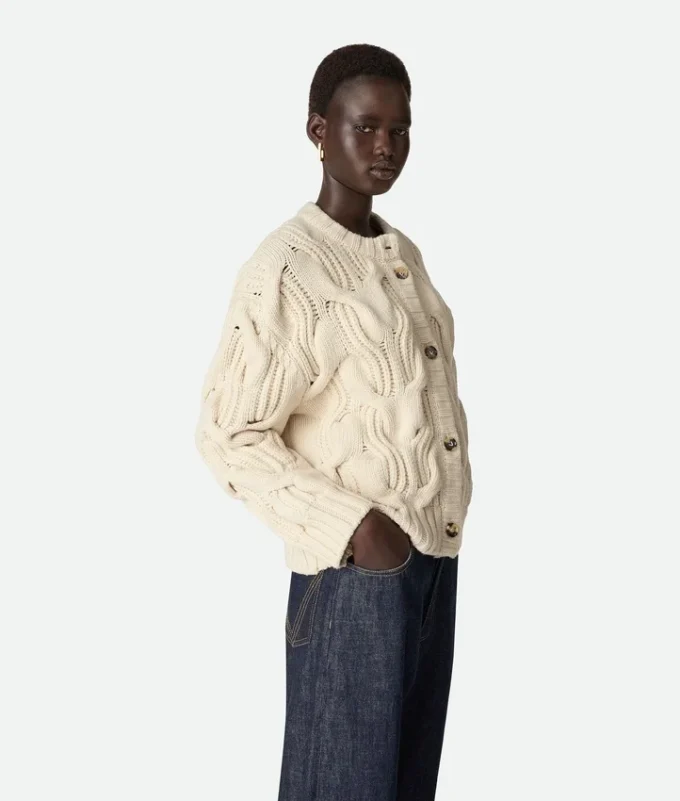 Cardigan en laine