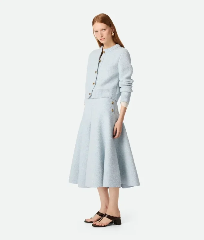 Cardigan en laine bouclée Cardigan en laine bouclée