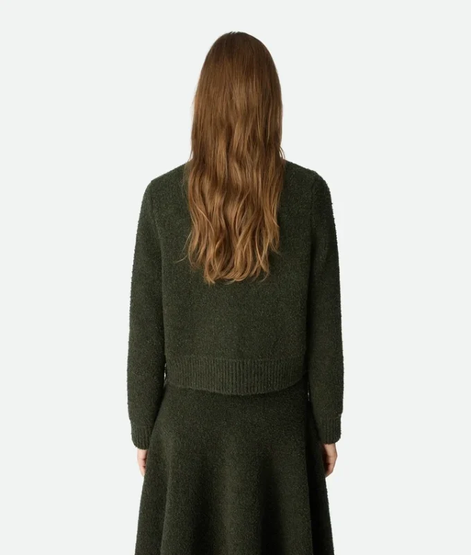Cardigan en laine bouclée Cardigan en laine bouclée