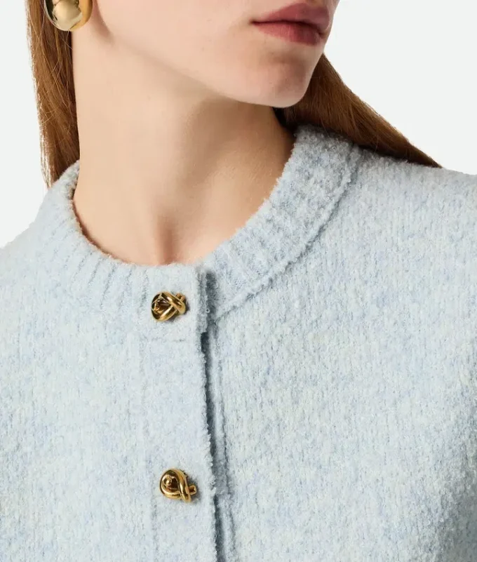 Cardigan en laine bouclée Cardigan en laine bouclée