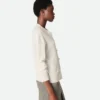 Cardigan en laine à côtes