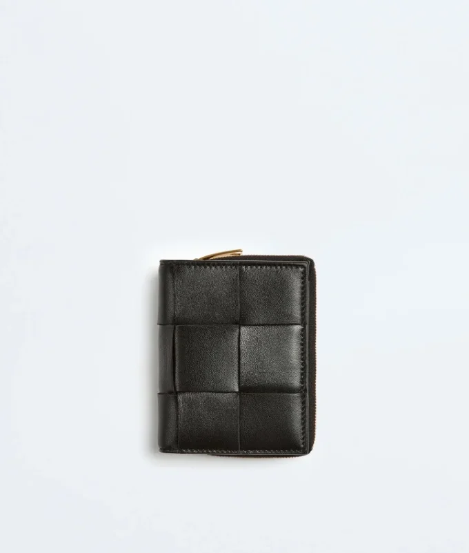 Cassette Compact Zip Around Wallet