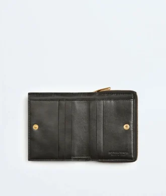 Cassette Compact Zip Around Wallet