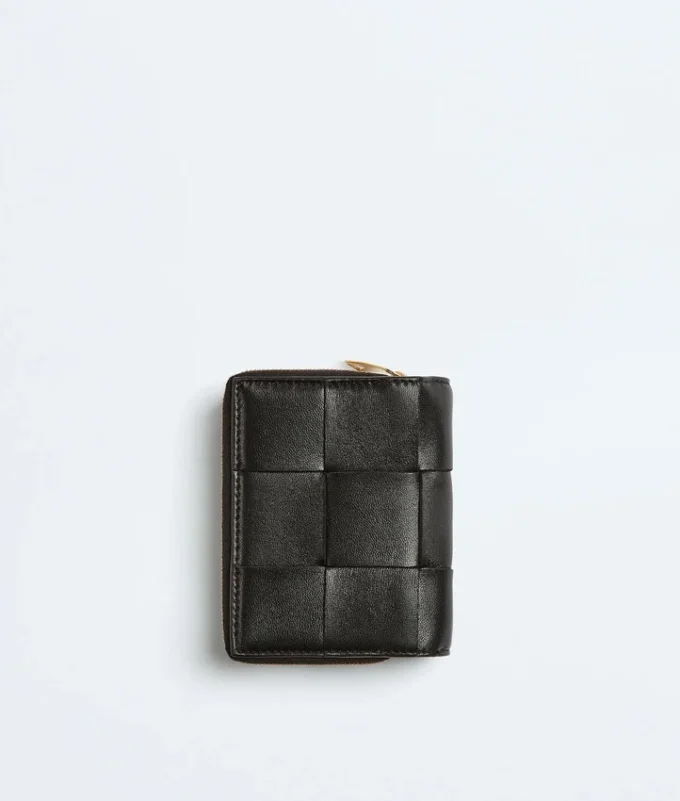 Cassette Compact Zip Around Wallet