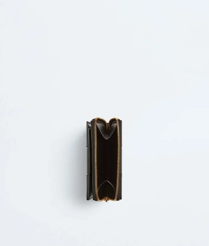 Cassette Compact Zip Around Wallet