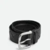 Ceinture en cuir de veau Intrecciato