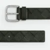 Ceinture en cuir de veau Intrecciato