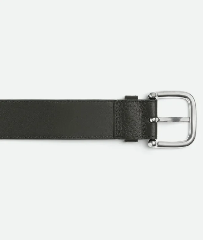 Ceinture en cuir de veau Intrecciato