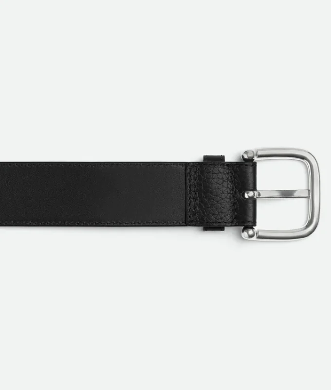 Ceinture en cuir de veau Intrecciato