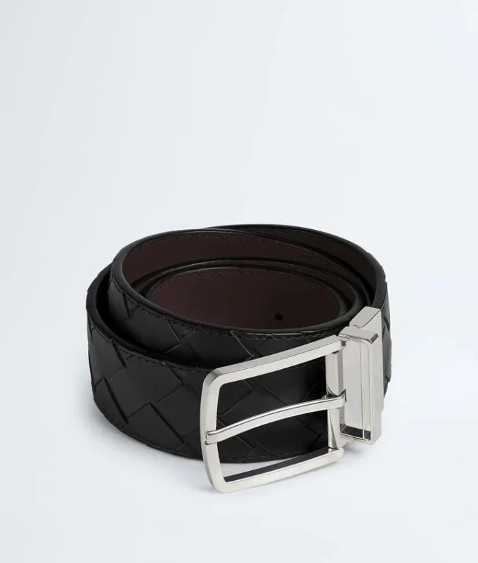 Ceinture réversible Intrecciato