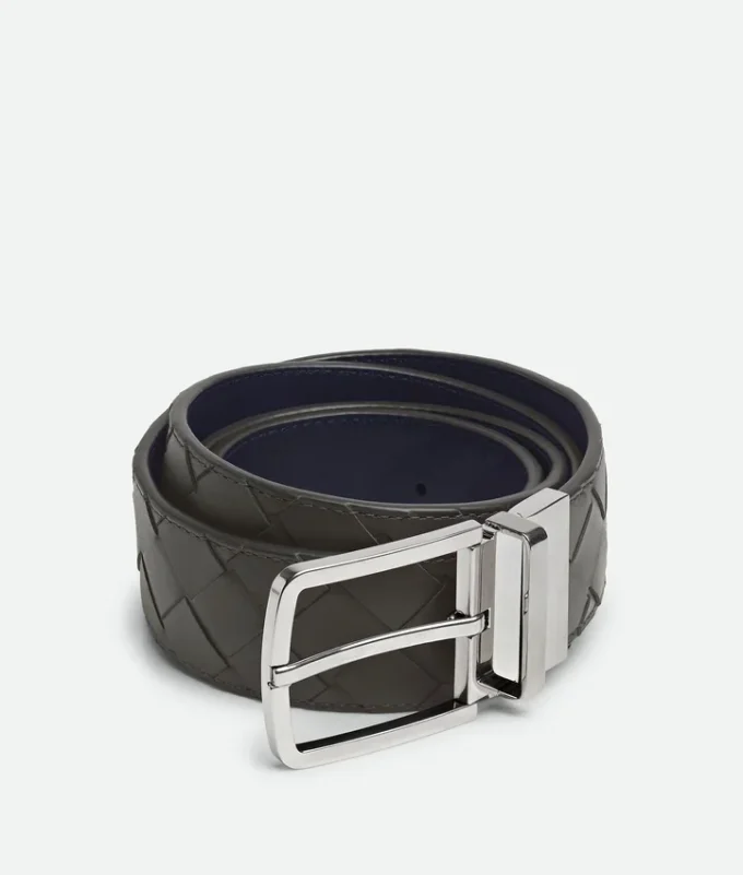 Ceinture réversible Intrecciato