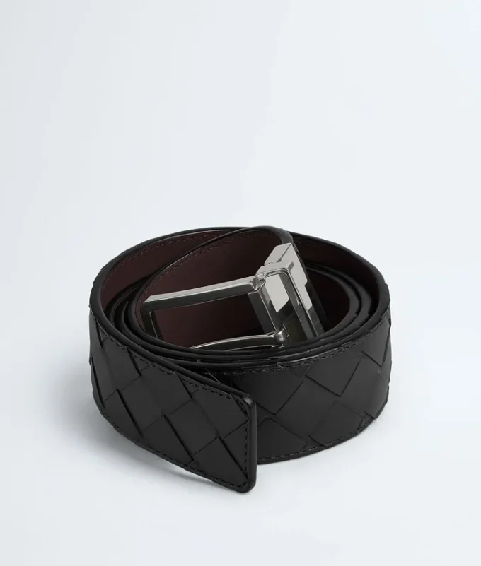 Ceinture réversible Intrecciato