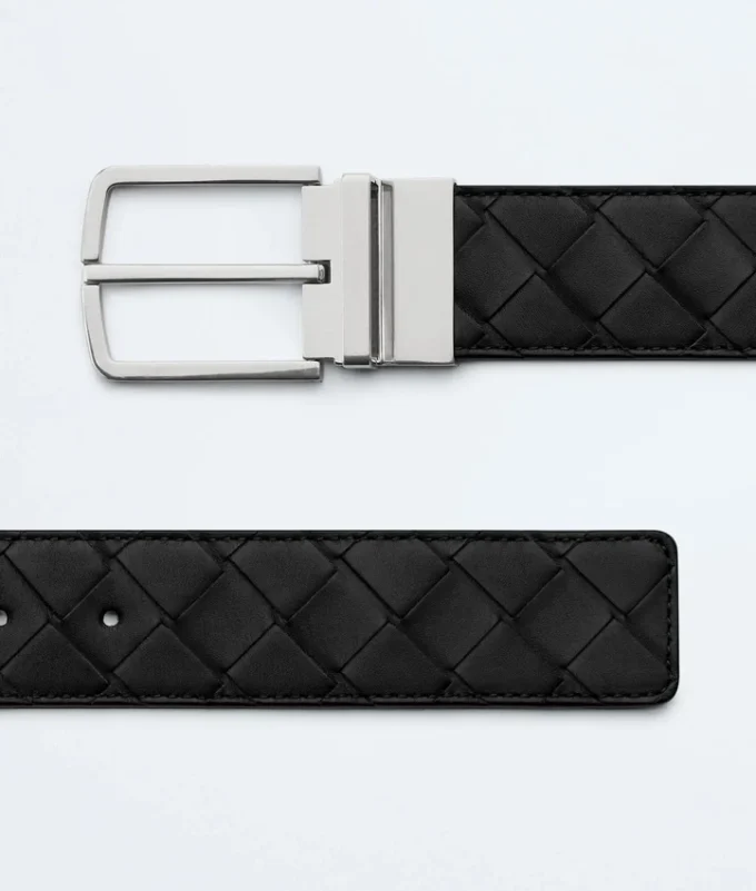 Ceinture réversible Intrecciato