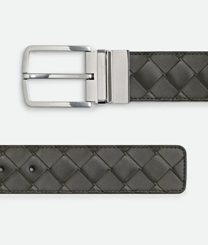 Ceinture réversible Intrecciato