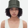 Chapeau bob en cuir Intrecciato