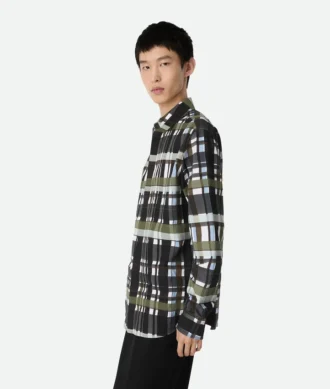 Chemise à carreaux en coton