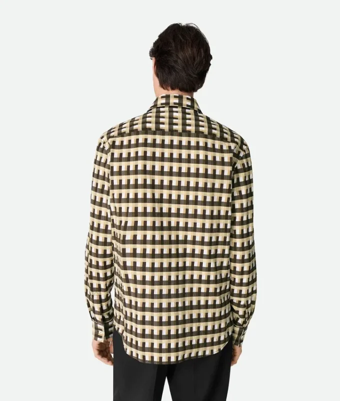Chemise à carreaux en coton