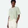 Chemise en coton crocheté Chemise en coton crocheté