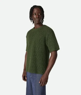 Chemise en coton crocheté