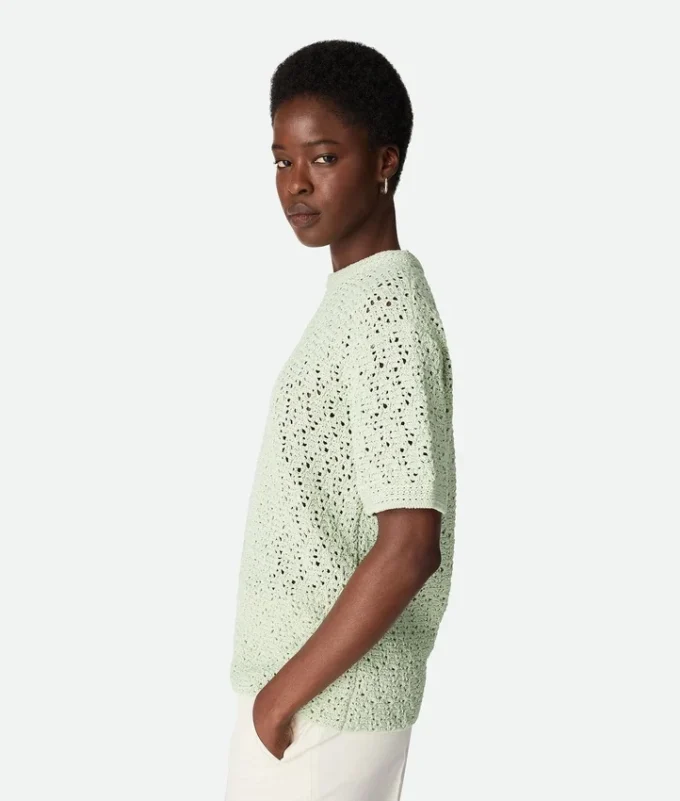 Chemise en coton crocheté Chemise en coton crocheté
