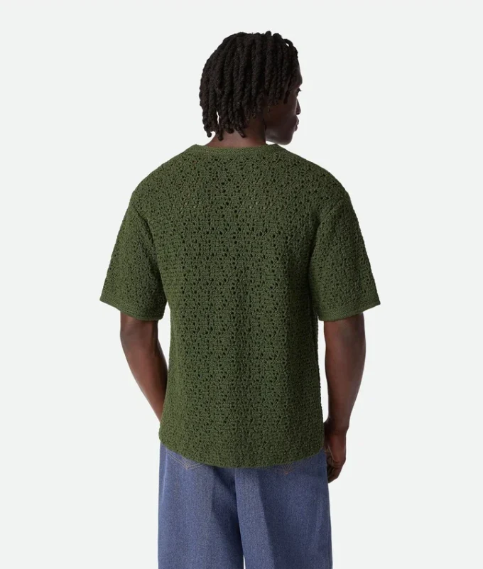 Chemise en coton crocheté Chemise en coton crocheté