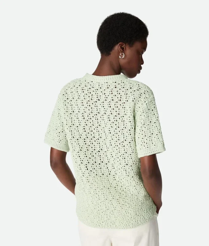 Chemise en coton crocheté Chemise en coton crocheté
