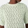 Chemise en coton crocheté Chemise en coton crocheté