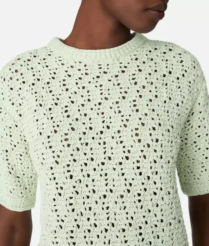 Chemise en coton crocheté Chemise en coton crocheté
