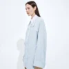 Chemise en coton Oxford avec ceinture