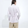 Chemise en coton Oxford avec ceinture