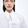 Chemise en coton Oxford avec ceinture
