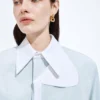Chemise en coton Oxford avec ceinture