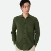 Chemise en coton tricoté au crochet
