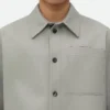 Chemise en cuir contrecollé