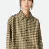 Chemise en cuir et daim Intrecciato Chemise en cuir et daim Intrecciato
