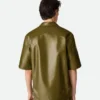 Chemise en cuir nappa