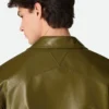Chemise en cuir nappa