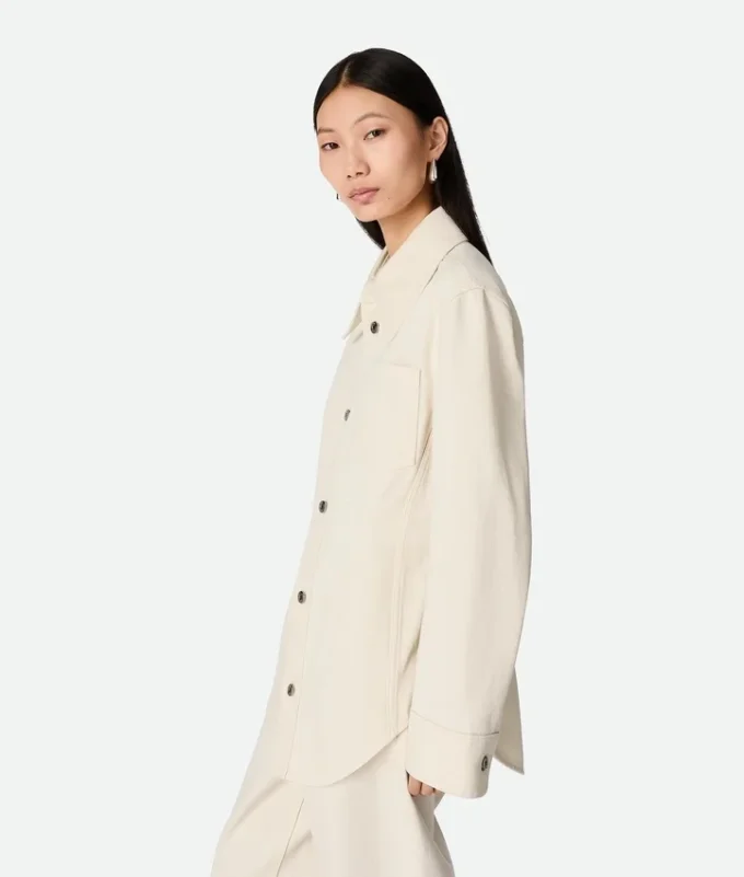 Chemise en denim coloré