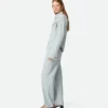 Chemise en denim extra-décoloré