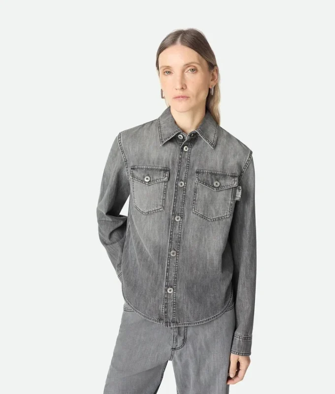 Chemise en denim noir Chemise en denim noir