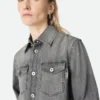 Chemise en denim noir Chemise en denim noir