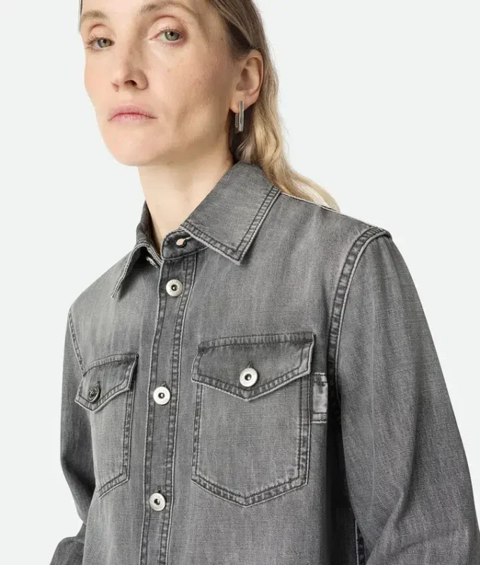 Chemise en denim noir Chemise en denim noir