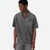 Chemise en denim noir vintage