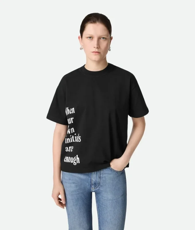 Chemise en jersey de coton imprimé