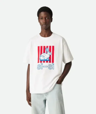 Chemise en jersey de coton imprimé