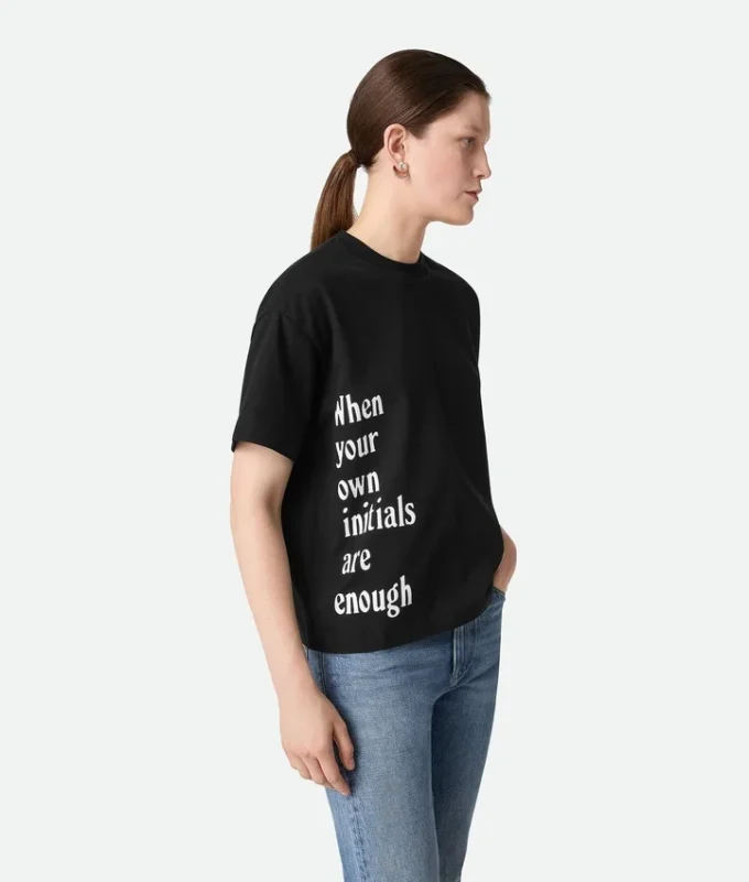 Chemise en jersey de coton imprimé