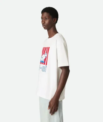 Chemise en jersey de coton imprimé