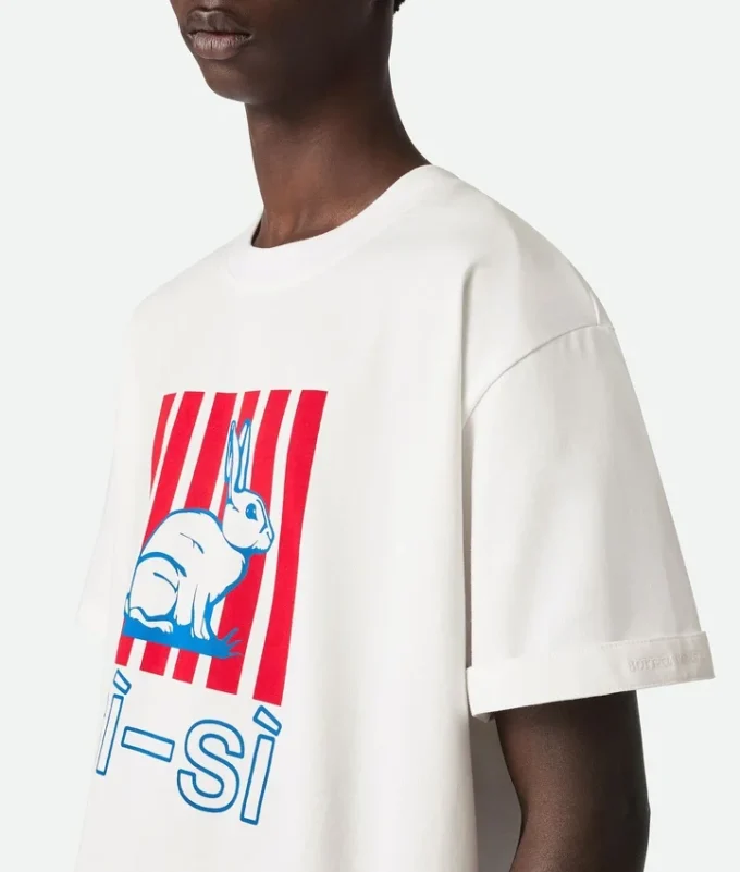Chemise en jersey de coton imprimé