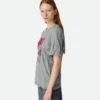 Chemise en jersey de coton imprimé froissé